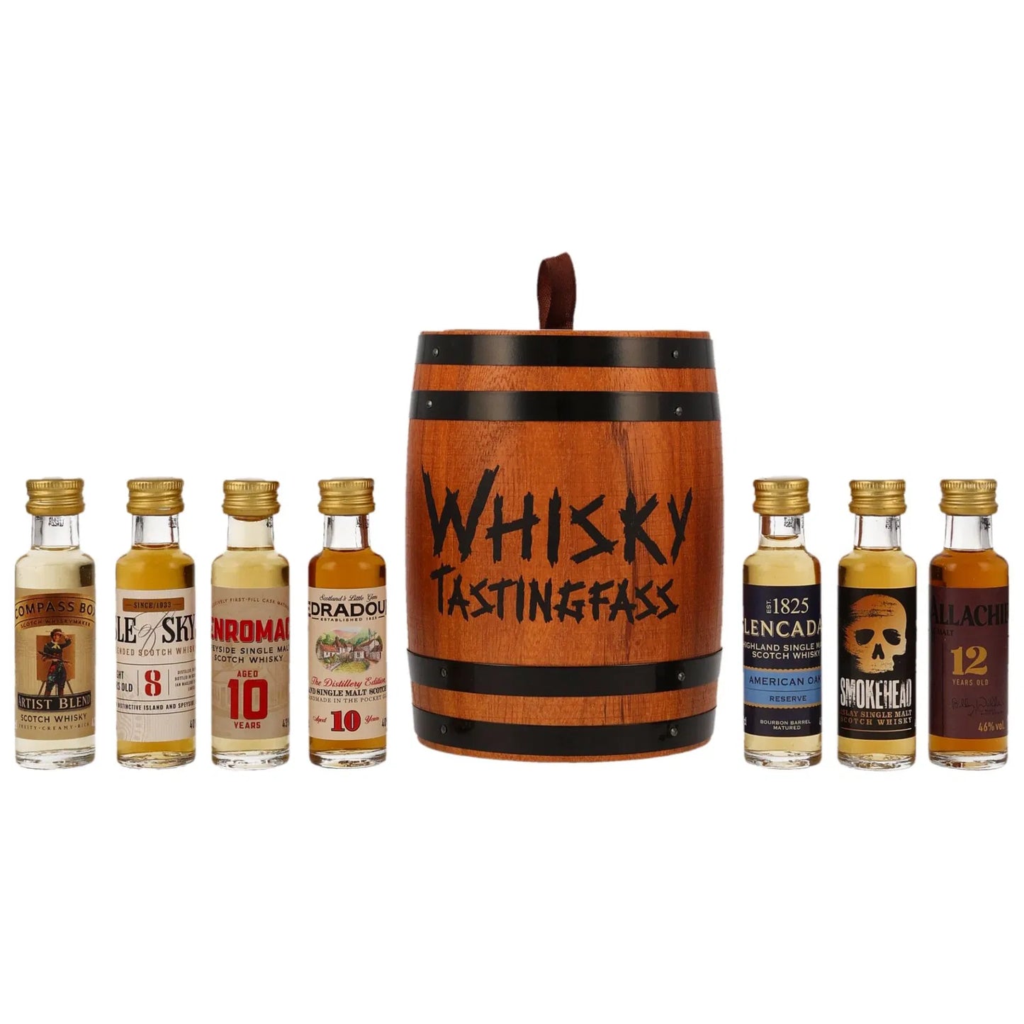 Scotch Whisky Tasting Fass 7 x 0,02 L im Holzfass