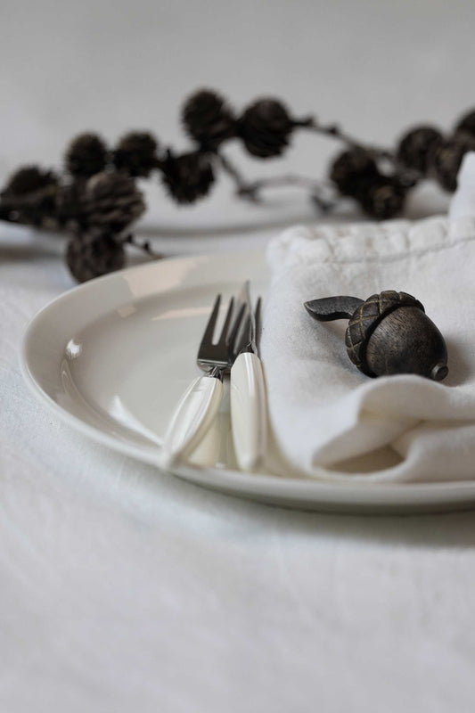 Sögne Eichel Mango Holz dunkel klein