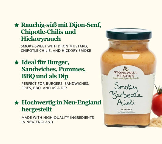Stonewall Kitchen Smoky Barbecue Aioli 305 g