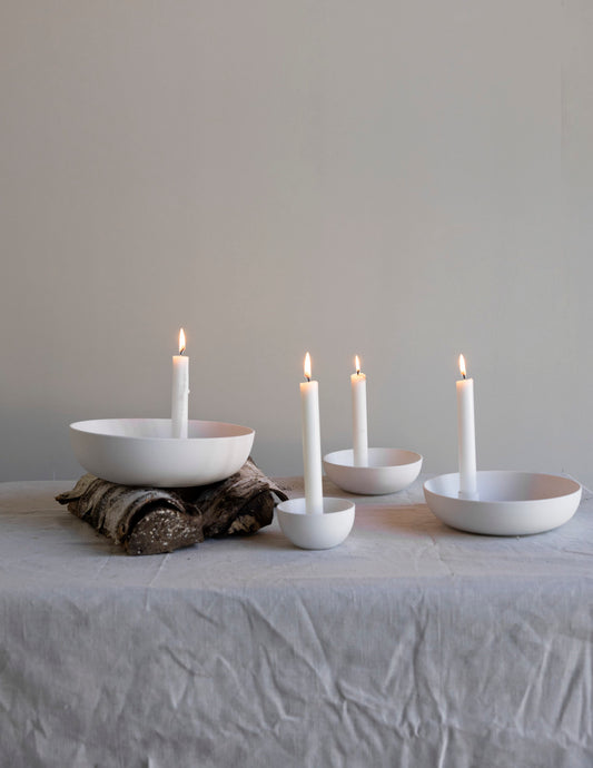 Storefactory Kerzenschale LIDATORP weiß matt, verschiedene Ausführungen
