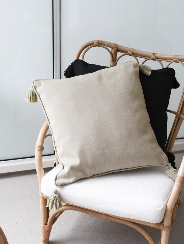 Storefactory Vallsund Kissenhülle creme mit Tasseln