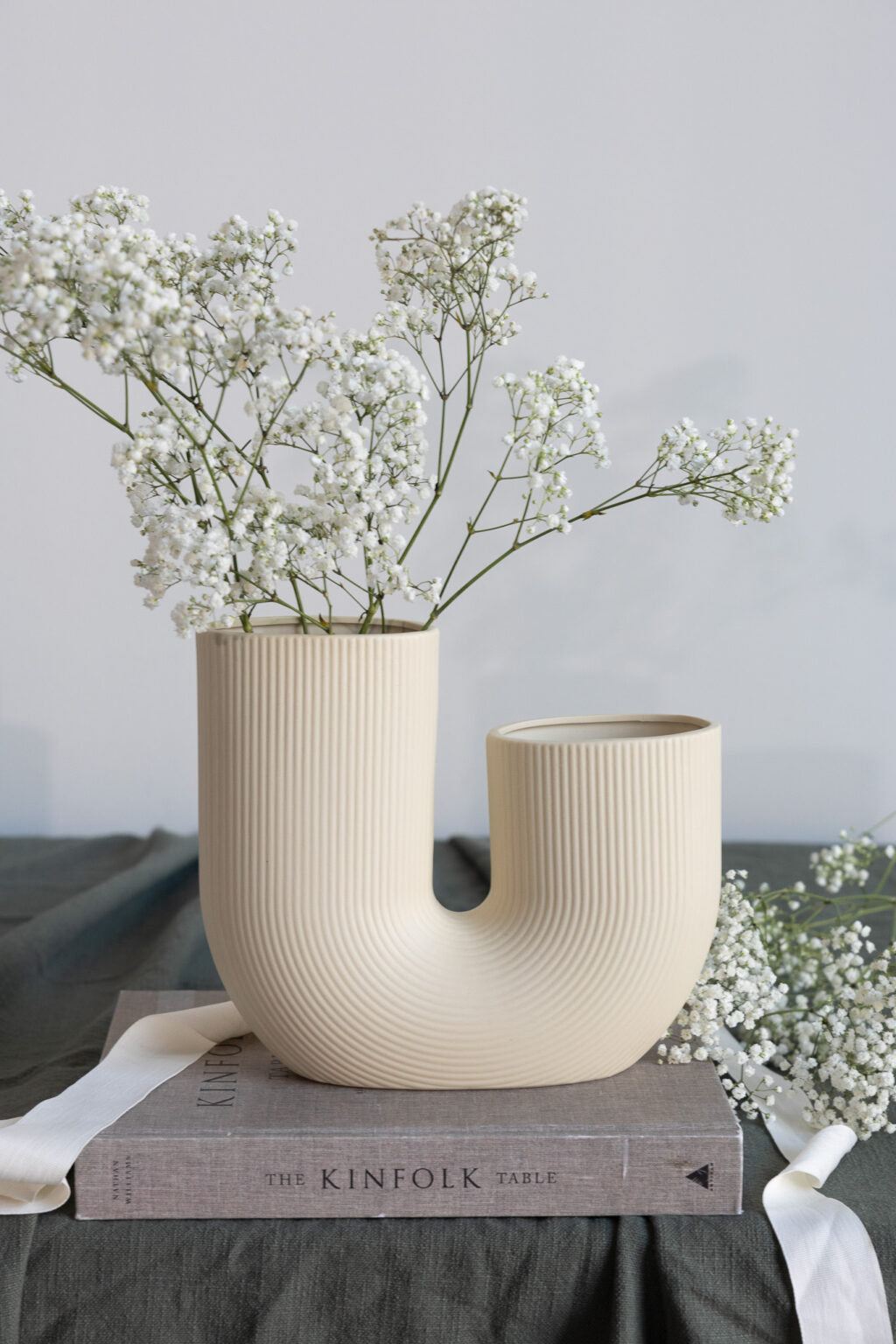 Storefactory Vase STRAVALLA beige Jubiläums Angebot