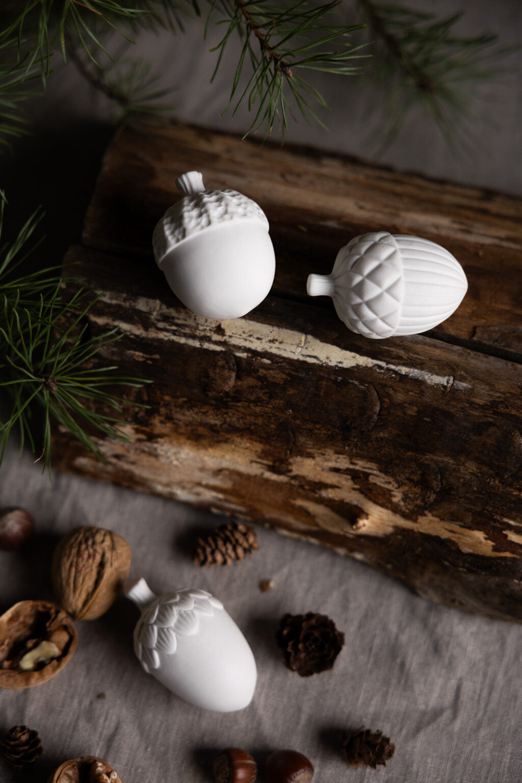 Storefactory Eichel STENBY matt weiß klein