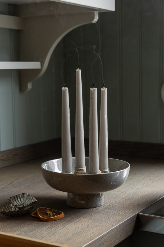 Storefactory GRANHAMMAR Kerzenschale grau nature