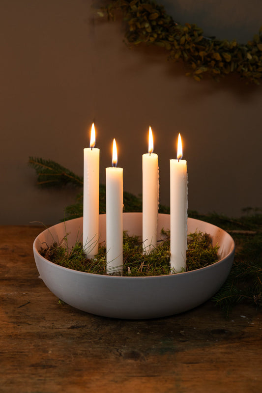 Storefactory Kerzenhalter GRANHOLMEN XXL matt grau