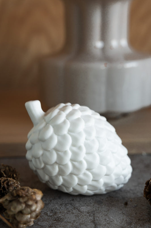 Storefactory Zapfen BERGVIK matt weiß, verschiedene Größen