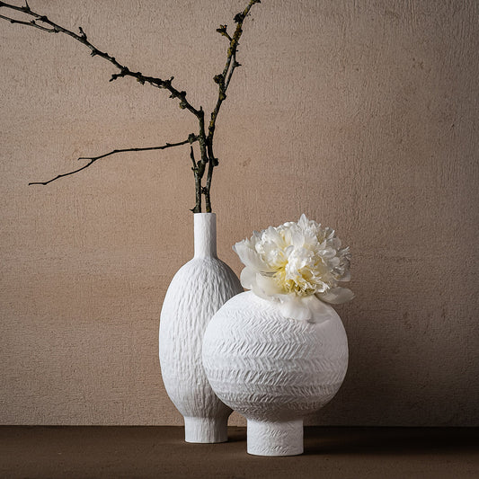 Klatt Porzellan Vase ARTA rund