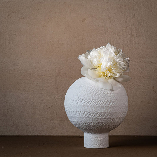 Klatt Porzellan Vase ARTA rund