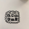 Zauber und Zunder Papercut Tassenregal ME TIME
