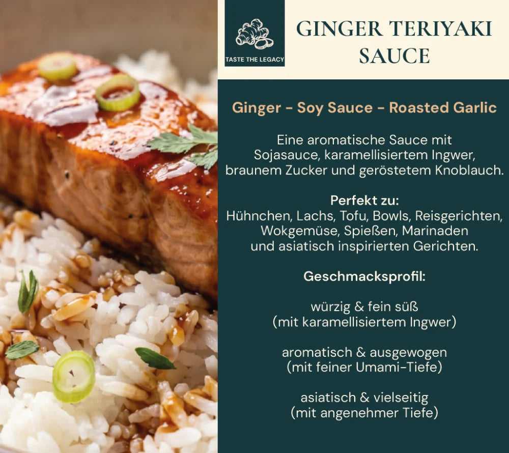 Easton Reed GINGER TERIYAKI Sauce 260 ml