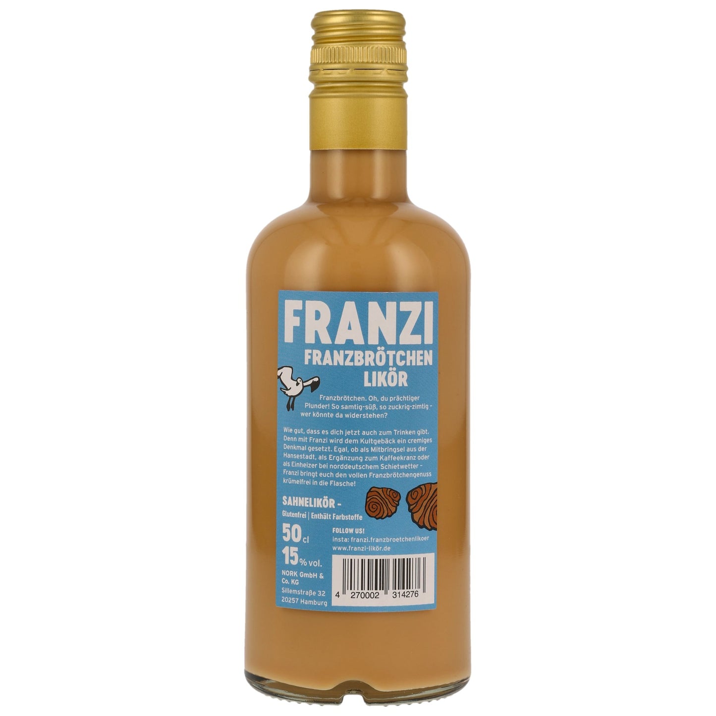 Nork Franzi Franzbrötchenlikör 500 ml