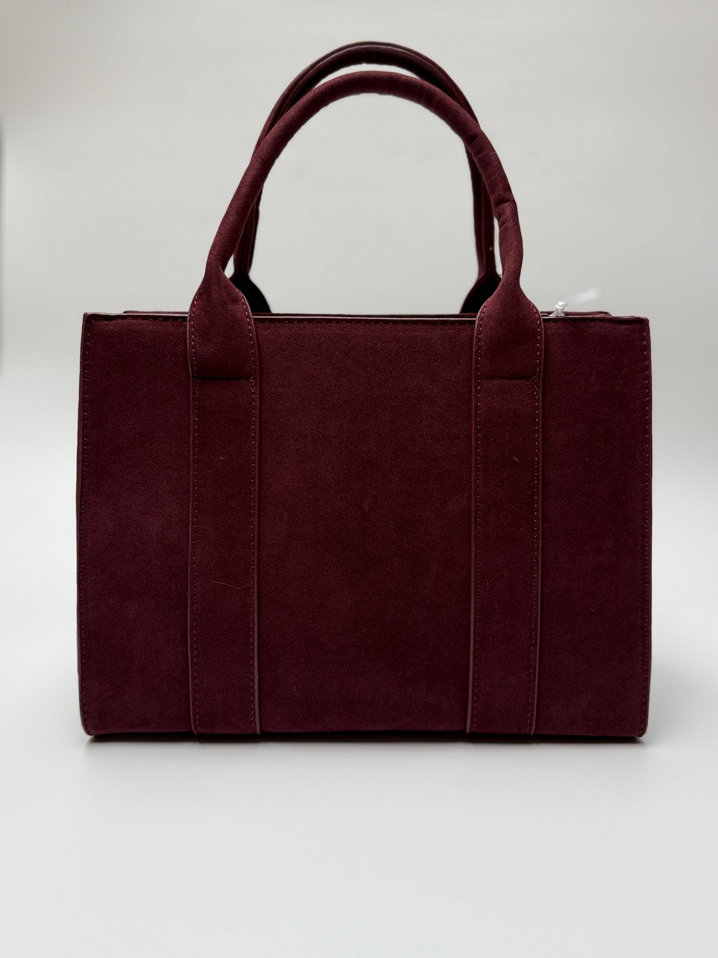 Handtasche JANE Wildlederimitat bordeaux burgundy