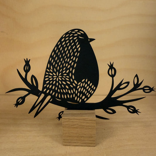 Zauber und Zunder Papercut ROTKEHLCHEN