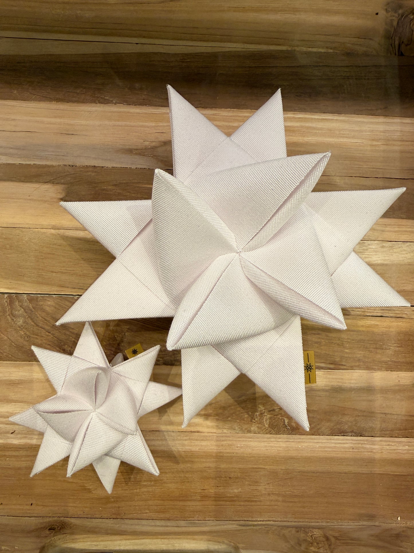 Stjernefabrikken Stern Canvas weiß medium 16 cm