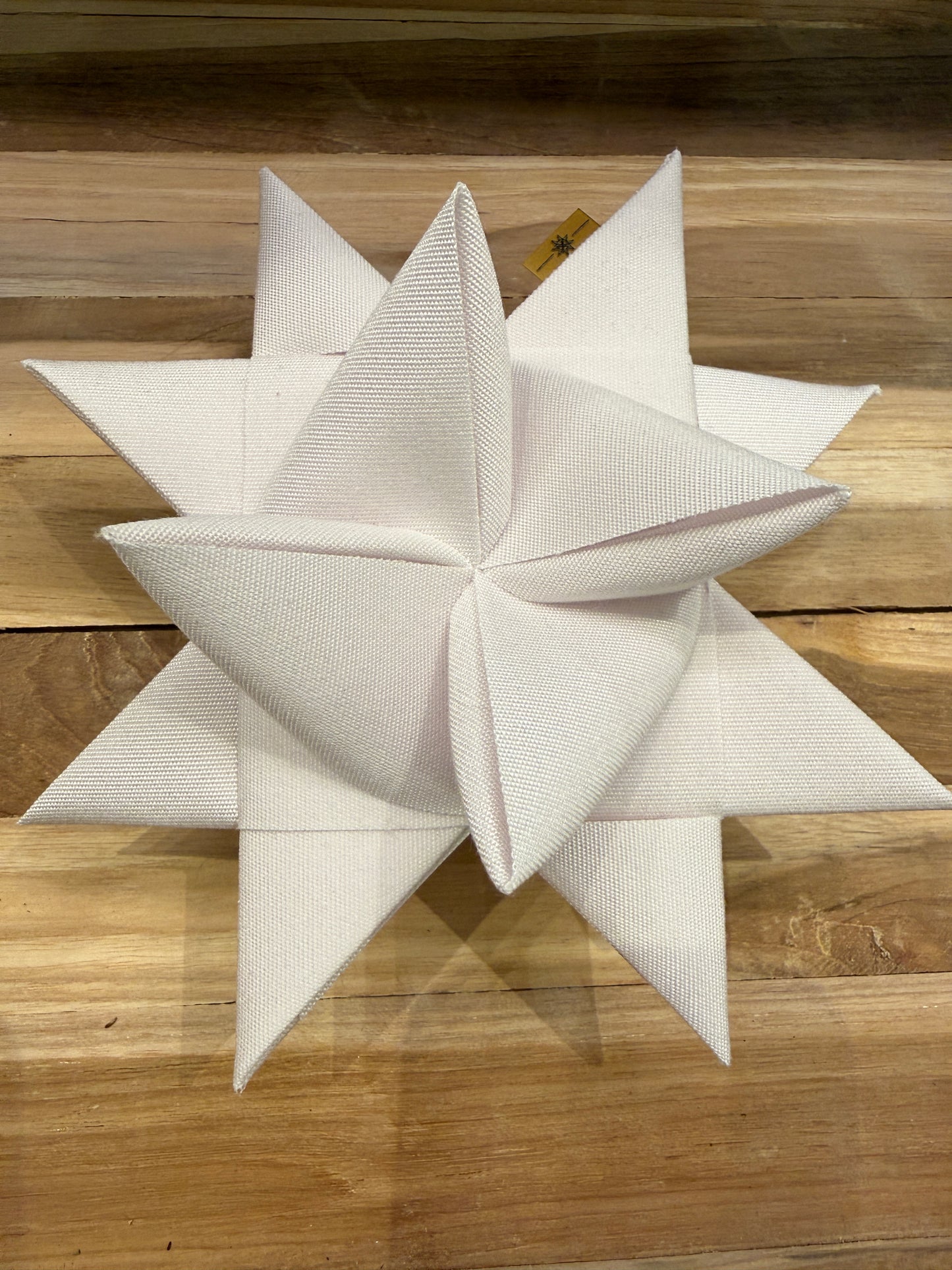 Stjernefabrikken Stern Canvas weiß medium 16 cm
