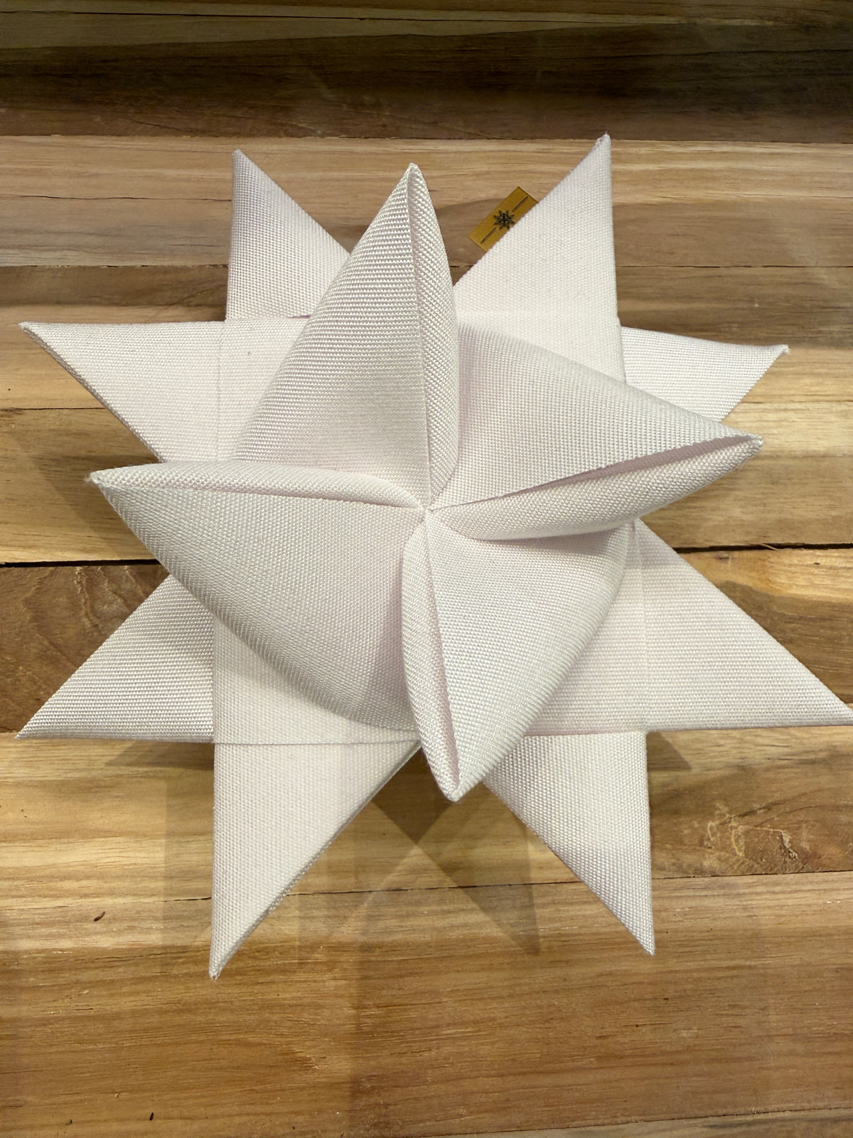 Stjernefabrikken Stern Canvas weiß medium 16 cm
