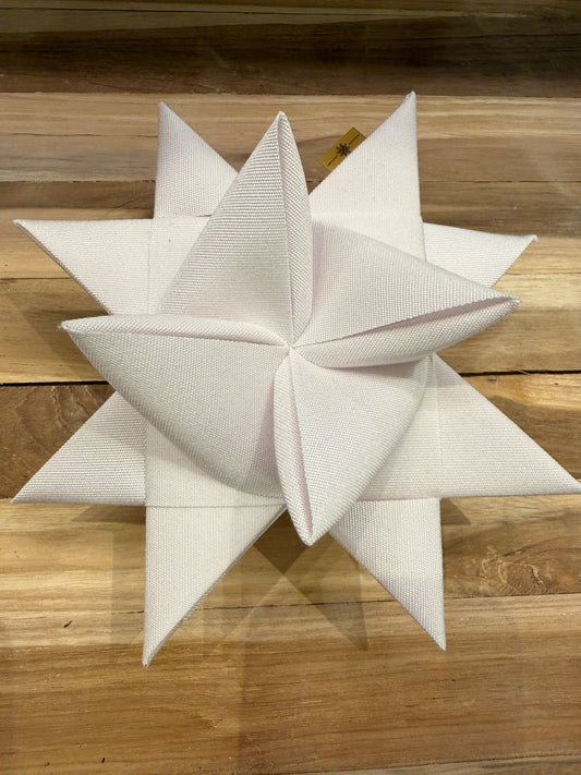 Stjernefabrikken Stern Canvas weiß medium 16 cm