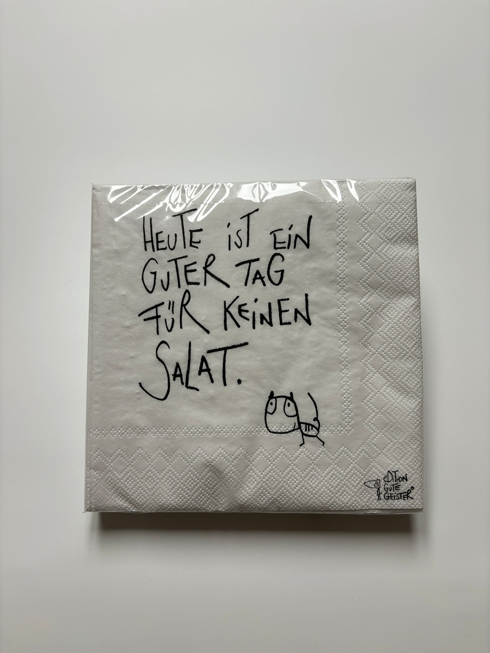 eDITION GUTE GEISTER Servietten Mal keinen Salat
