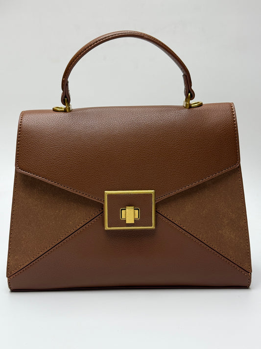 Handtasche ENVELOPE cognac