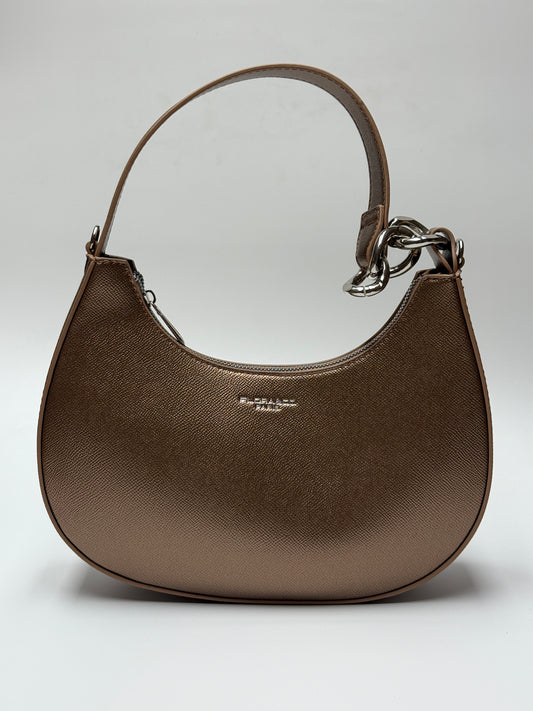 Handtasche HALFMOON rosegold metallic