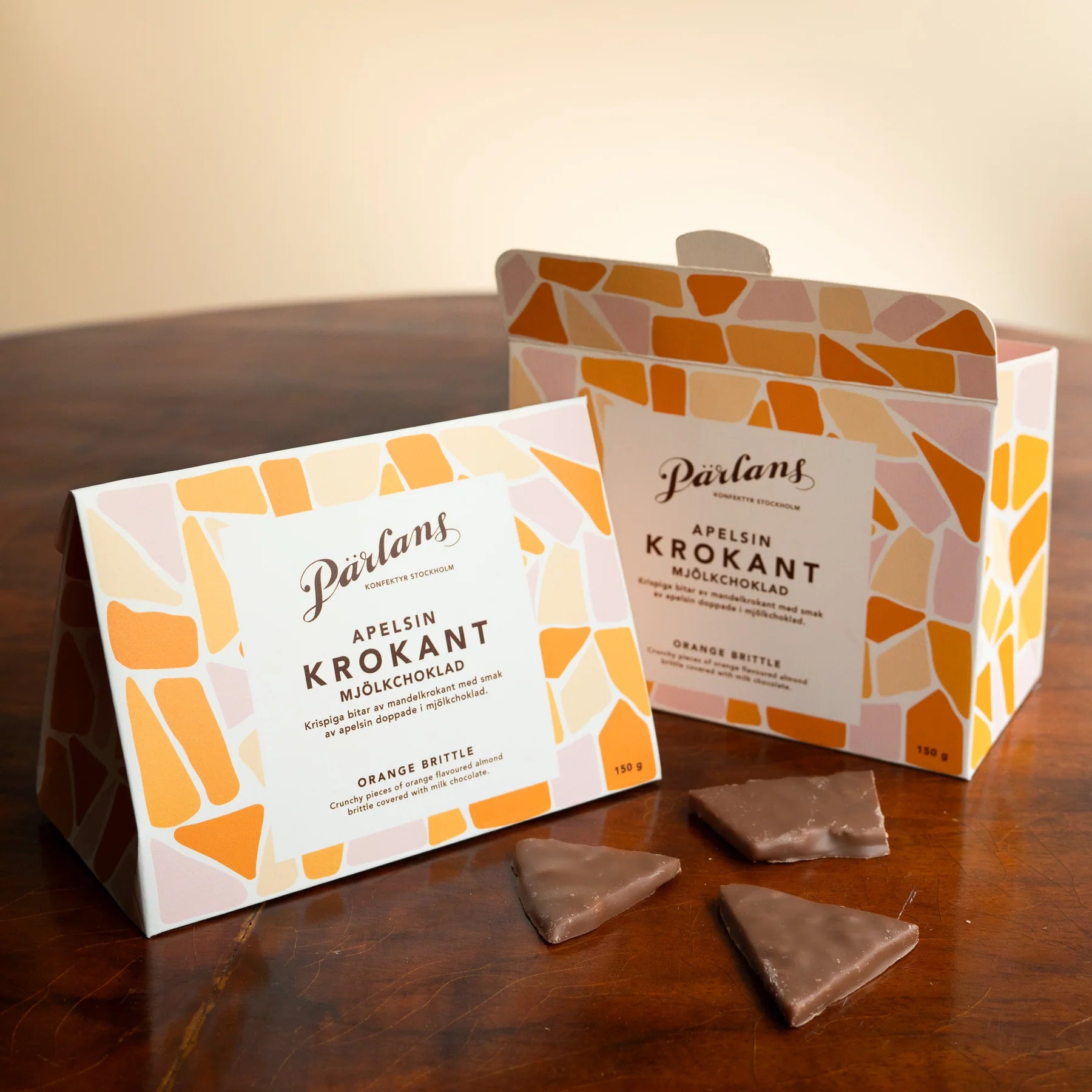 Pärlans Krokant Orange 70 g
