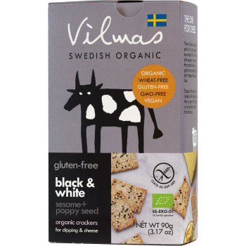 Vilmas BIO glutenfreie Sauerteig Sesam Mohn Cracker 90 g