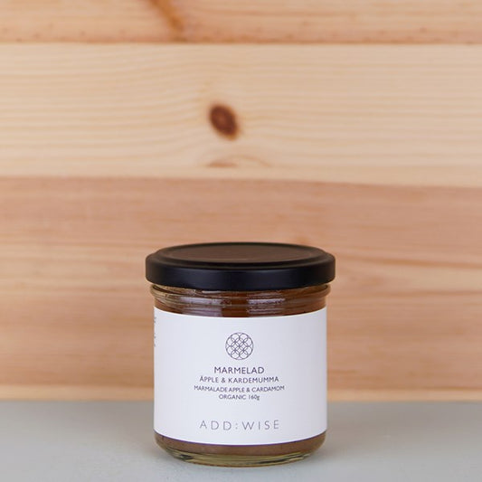 Add Wise schwedische Bio Marmelade mit Apfel und Kardamom 160g