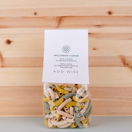Add Wise Bio Pasta Maccheroni multicolor 250 g