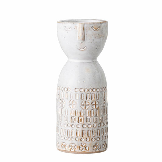 Bloomingville Vase / Teelichthalter Embla mit Gesicht