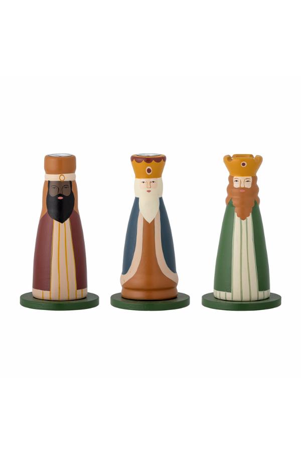 Bloomingville BETIEL Heilige 3 Könige Kerzenhalter Set