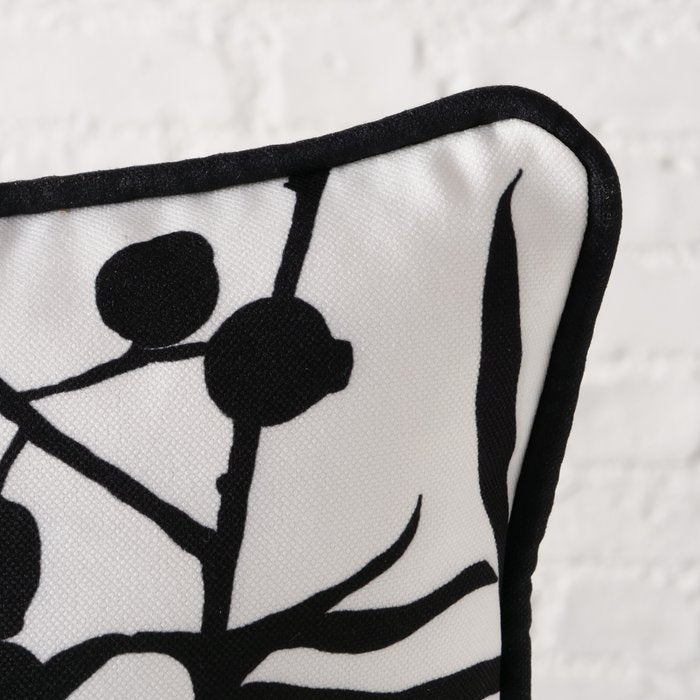 Kissen BERRIES schwarz weiß