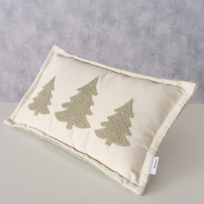 Kissen NEVIO Tannen Applikation 30 x 50 cm