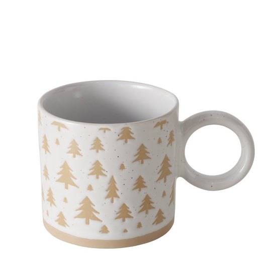 Tasse mit Henkel TILIO Tannenbäume 220 ml