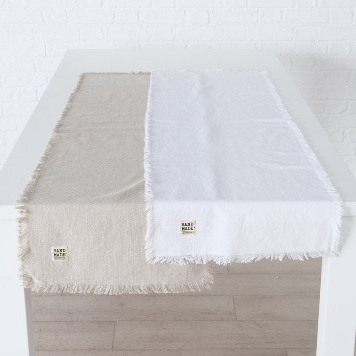 Tischläufer LENEA Fransenkante, verschiedene Farben