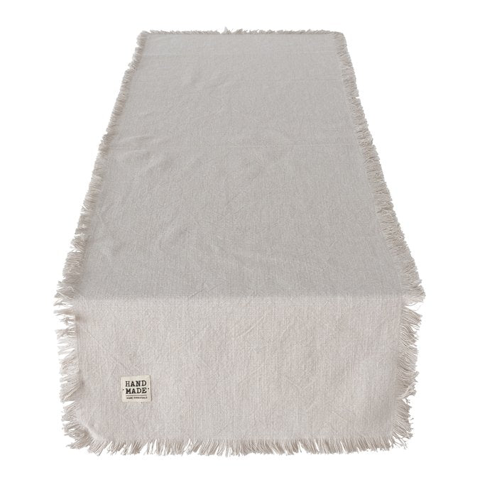 Tischläufer LENEA Fransenkante, verschiedene Farben