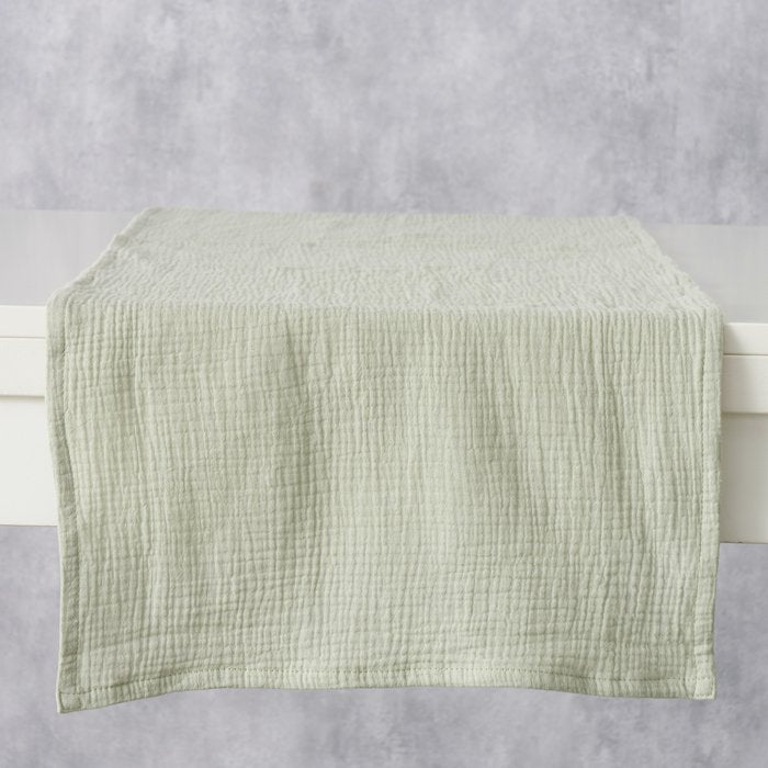 Tischläufer Musselin mint grün