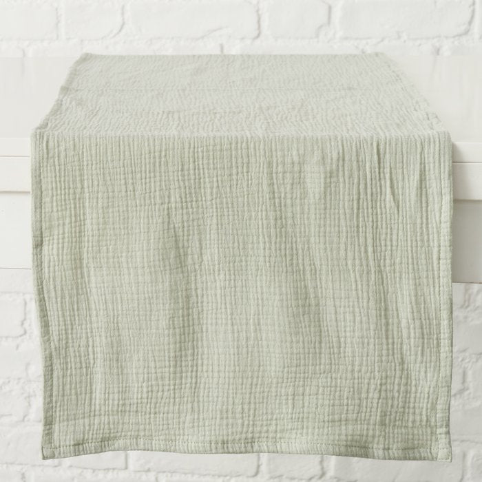 Tischläufer Musselin mint grün