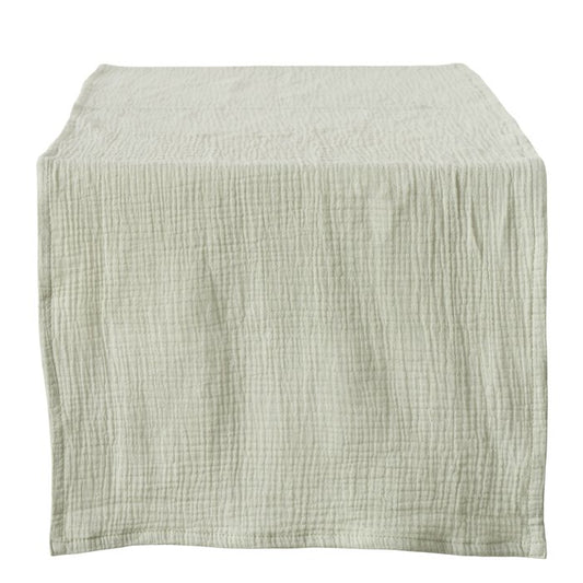Tischläufer Musselin mint grün