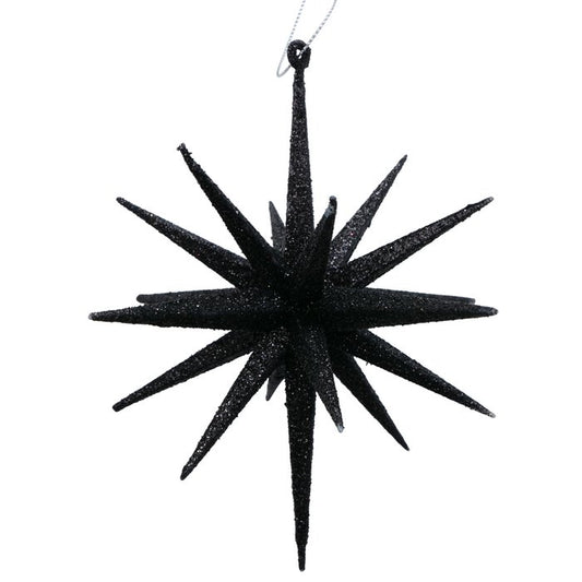 Weihnachtsanhänger TOVE, schwarz Glitzer