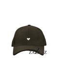 Cap HEART Fleeceoptik moosgrün
