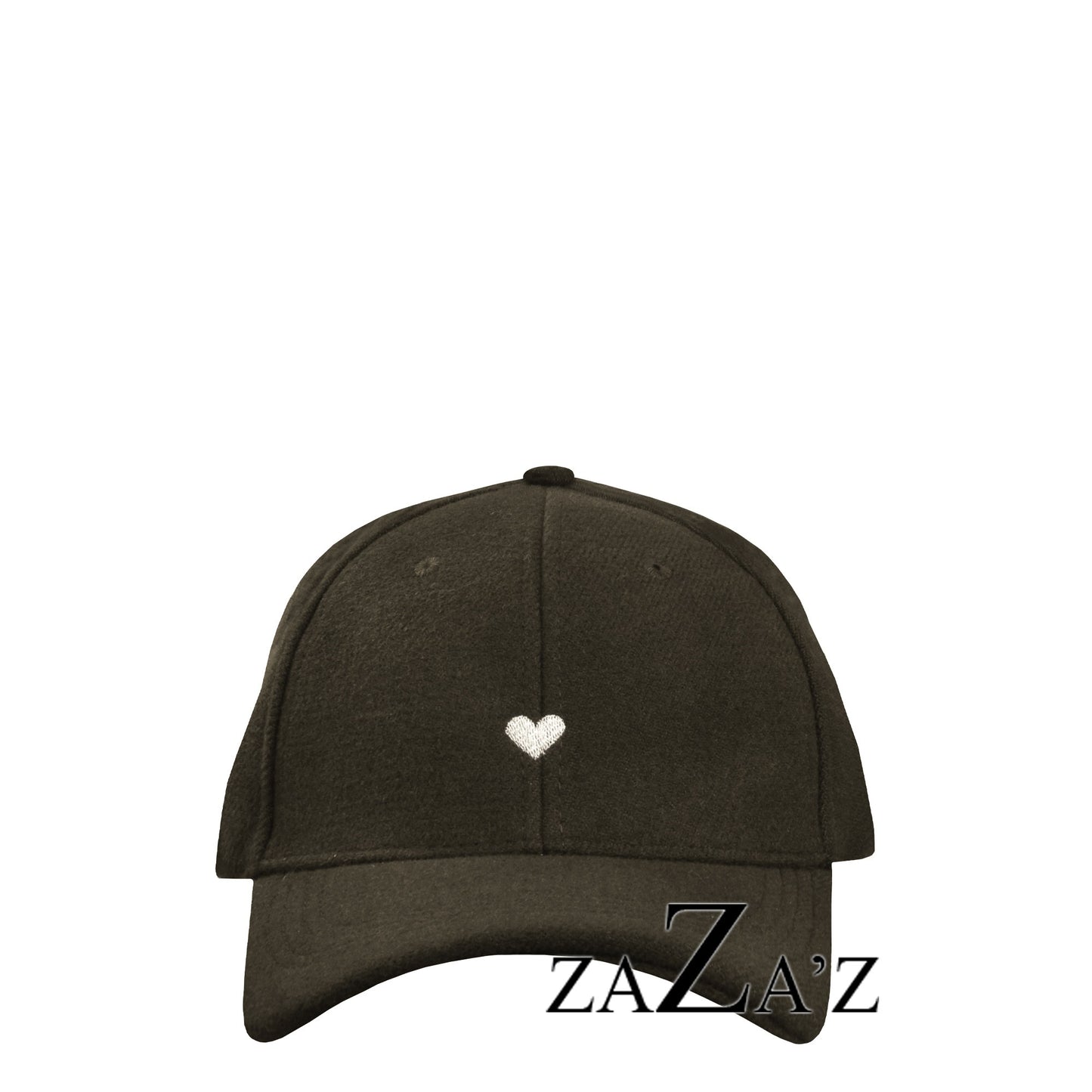 Cap HEART Fleeceoptik moosgrün