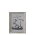 Chic Antique Bild mit Rahmen PILZE Fliegenpilz