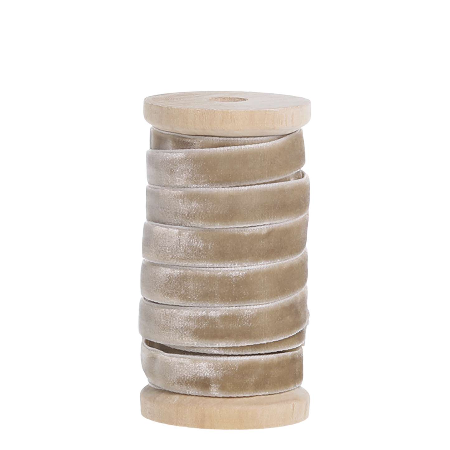 Chic Antique Geschenkband Samt creme 5 m