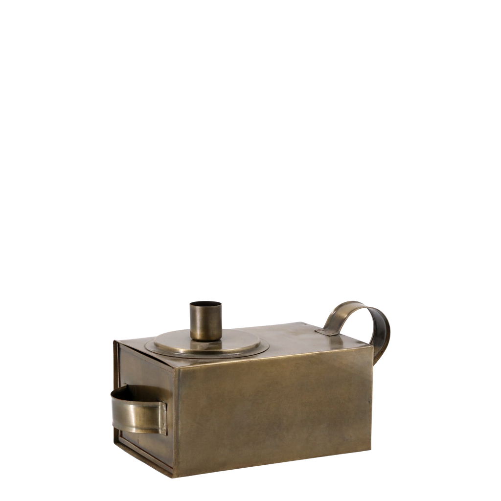 Chic Antique Kerzenhalter Box mit Schublade