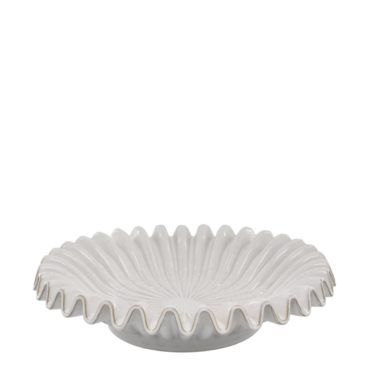 Chic Antique Schale mit Wellenrand 44 cm