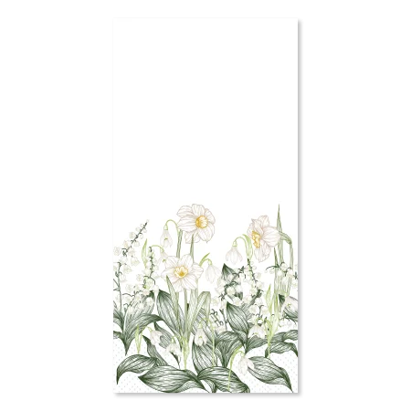 Chic Antique Servietten BLUMEN weiß