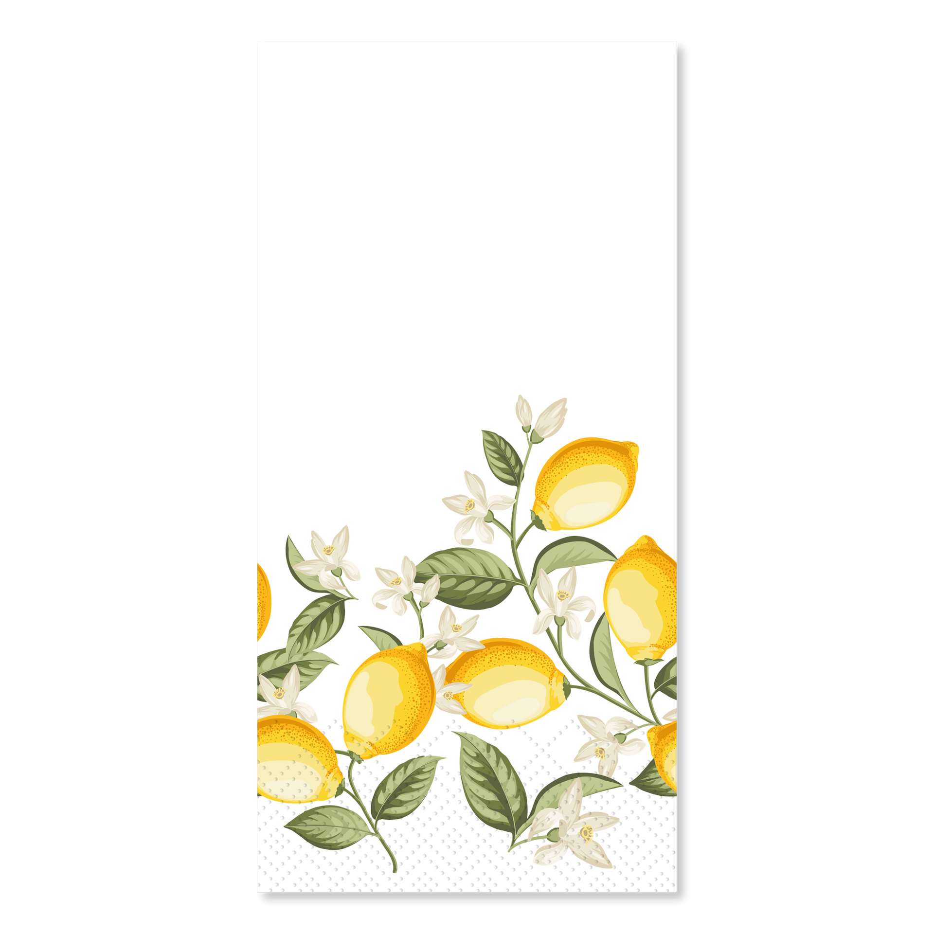 Chic Antique Servietten ZITRONEN mit Blüten 16 Stk.