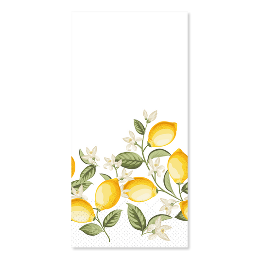 Chic Antique Servietten ZITRONEN mit Blüten 16 Stk.
