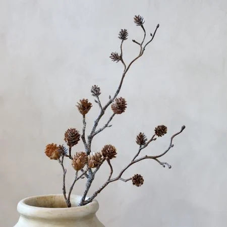 Chic Antique Zweig mit Zapfen 80 cm
