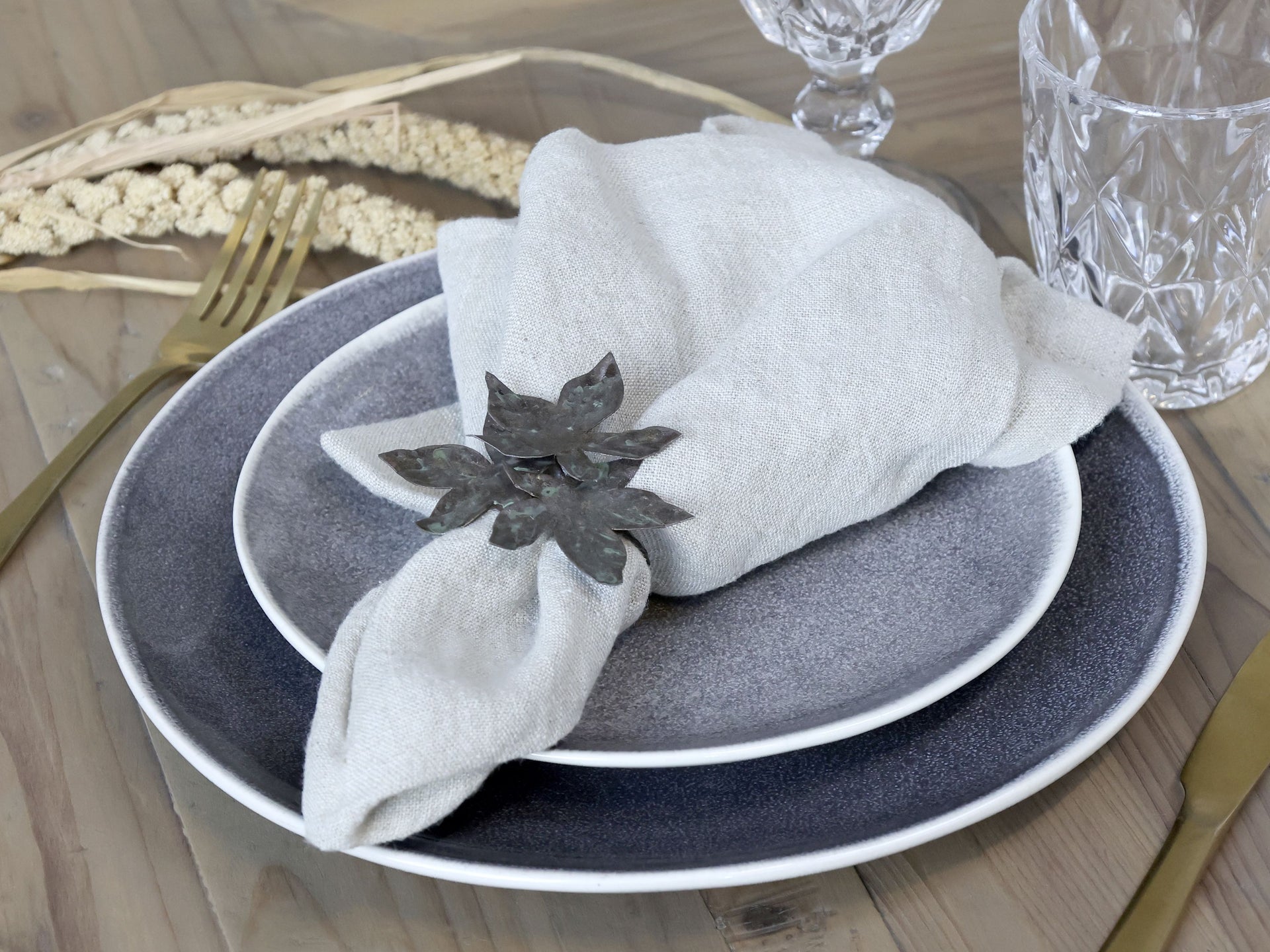 Chic Antique Serviettenring BLÄTTER